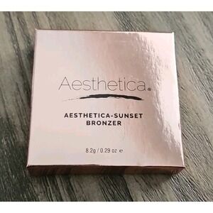 Aesthetica Sunset- Matte Bronzing Powder Makeup Contouring Powder - Vegan & Crue